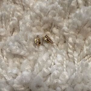 Elegant Gold and Silver Bar Earrings